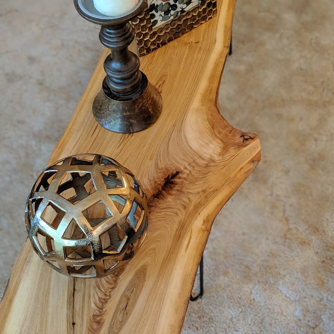 Elm Live Edge Table – hopandgrain